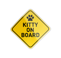 Kitty on Board Sticker