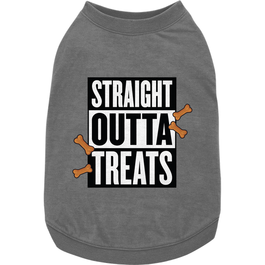 Straight Outta Treats Shirt for Dogs